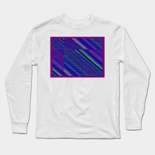 Diagonal Weave Long Sleeve T-Shirt